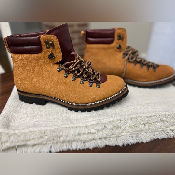 Taft Suola Viking Boot Size 43 US 10 Handmade In Spain Leather Hiking Vibram EUC - Picture 5 of 11